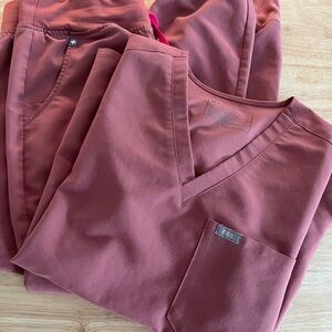 Figs Mauve Scrub Set